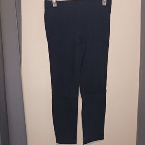 Rafaella Comfort Navy‎ Blue Stretch Ankle Zip Pants Women Size 12